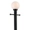 Westinghouse Fixture Post Top Outdoor Lantern 100W, Black Poly Glassobe Opal Acrylic 6123000 - alternate 8